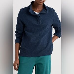 Seasalt Cornwall Organic Cotton Last‎ Boat Sweatshirt Navy blue size US 12